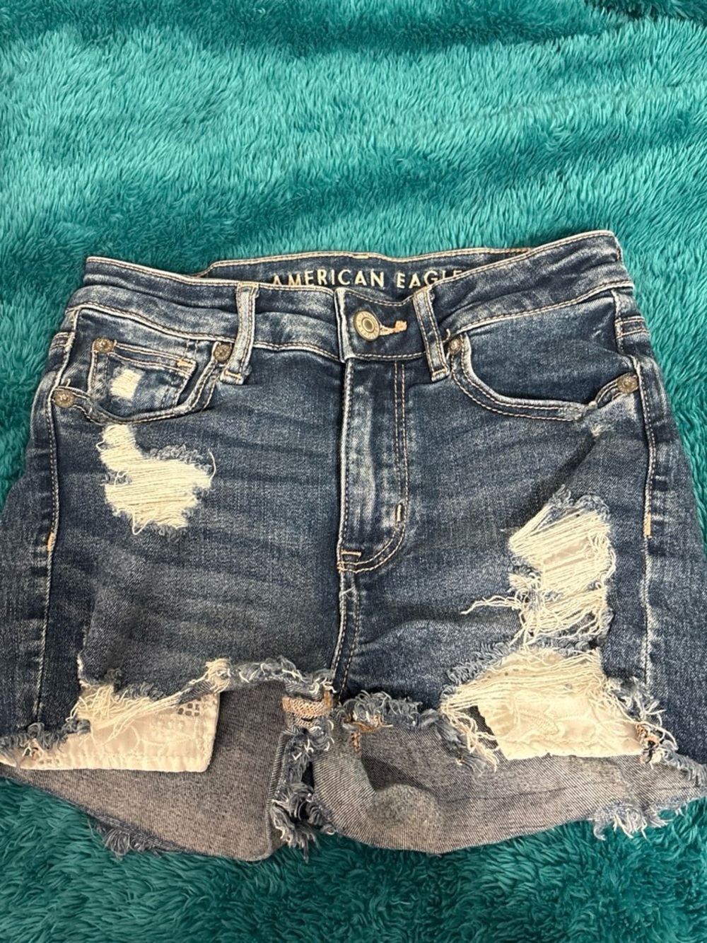 American Eagle Light Wash Denim Jeans - Blue